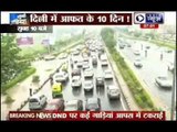 Rains in Delhi causes traffic snarls and chaos