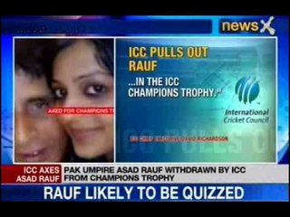News X : Pak Umpire Asad Rauf withdrawn by ICC from Champions Trophy