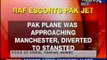 RAF scrambles Typhoon jets to escort Pak planes
