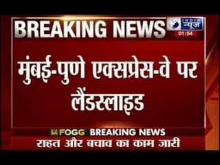 Landslide on Mumbai-Pune Expressway