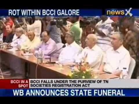 IPL spot fixing probe : BCCI under Tamil Nadu purview