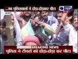Police lathicharge protesting contractual teachers in Patna