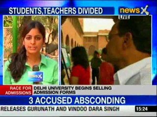 Race for Delhi University admission begins