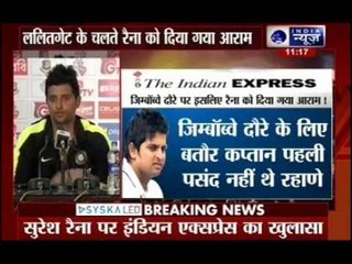 Suresh Raina rested for Zimbabwe tour as his name surfaced in Lalit Modi’s mail to ICC