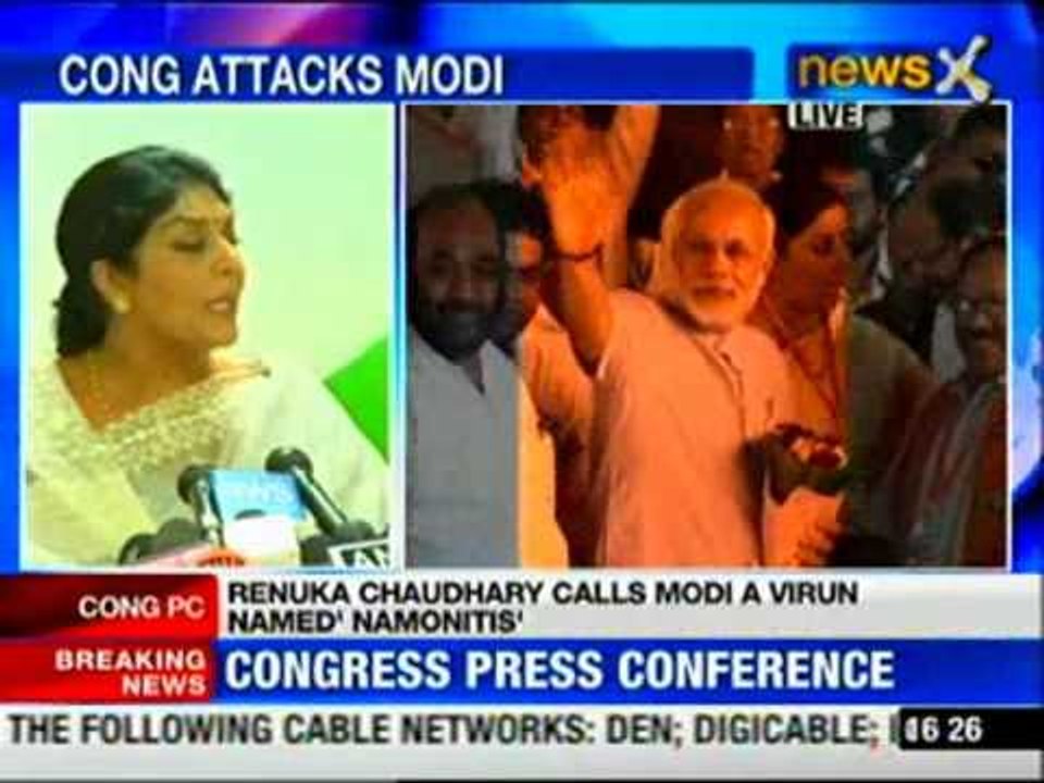 Congress calls Modi a virus