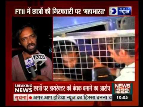 Five FTII students arrested after protest against director