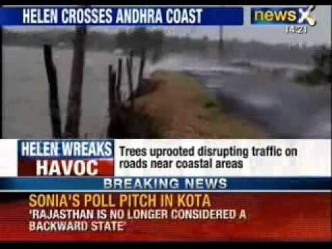 Cyclone Helen weakens; heavy rainfall in Andhra Pradesh, 7 killed - News X