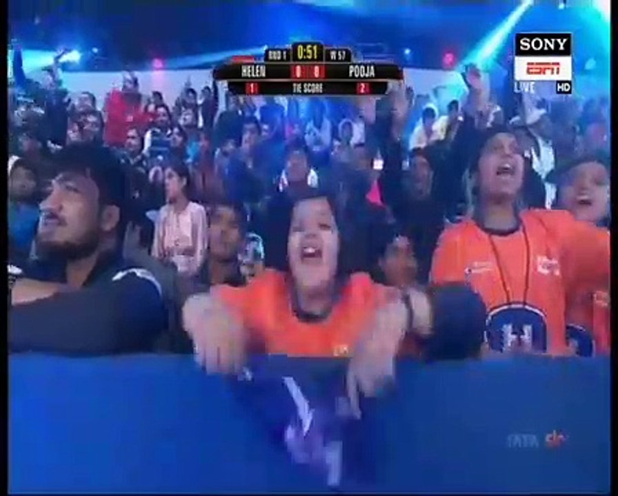 PWL 3 Day 8_ Helen Maroulis VS Pooja Dhanda Pro Wrestling League at season 3 _