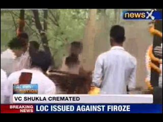 Congress leader VC Shukla cremated