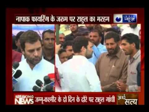 Rahul Gandhi Visits LOC, Meets Victims of Ceasefire Violations
