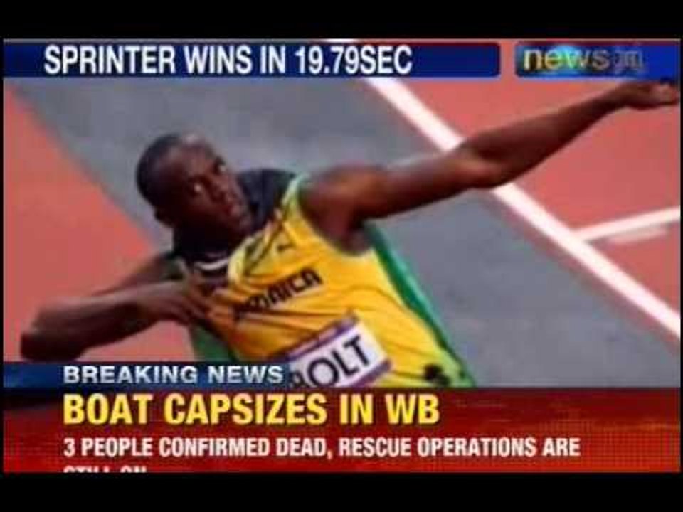 Usain bolt sets new world record