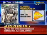 Telangana protest hots up, section 144 imposed