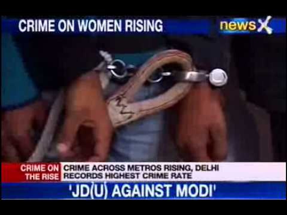 Delhi records highest crime rate, tops in rapes