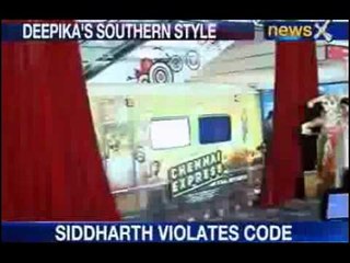 Shahrukh Khan, Deepika Padukone unveils Chennai Express trailer