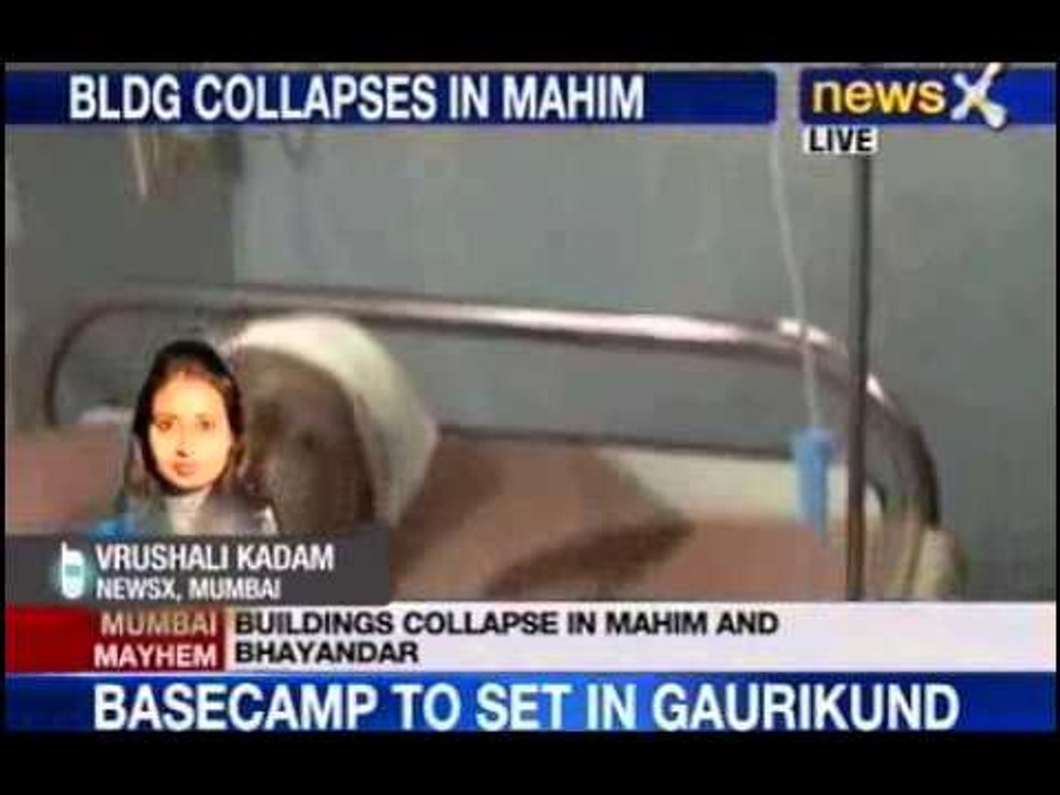NewsX: Building collapse in Mumbai