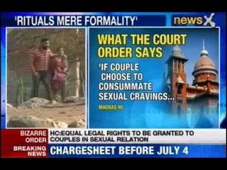 NewsX: Couple indulging in sex are husband and wife, says HC