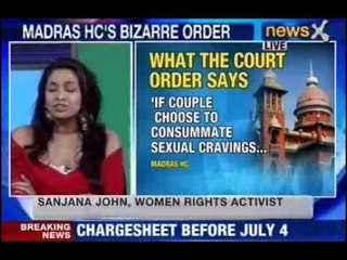 NewsX: Is pre-marital sex a crime?  - Part 1
