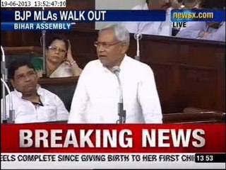NewsX: We were driven to split from NDA, says Nitish