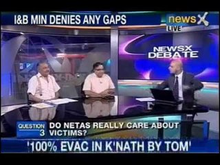 NewsX debate: Politics over relief and rescue effort