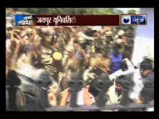 Students injured in clash with police in Rajasthan