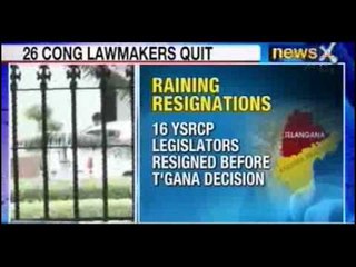 Telangana effect: Seven Cong MPs from Andhra Pradesh quit Parliament