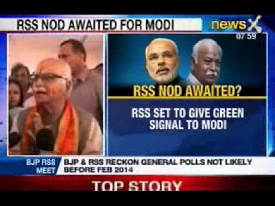 NewsX: Narendra Modi set to be BJP's PM candidate, meets RSS bosses in Delhi