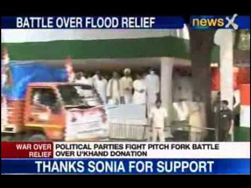 Uttarakhand flood 2013: Political parties flaunt donations