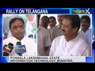 News X: Congress rally in Hyderabad