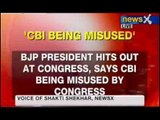 Rajnath Singh: Congress has always misused CBI