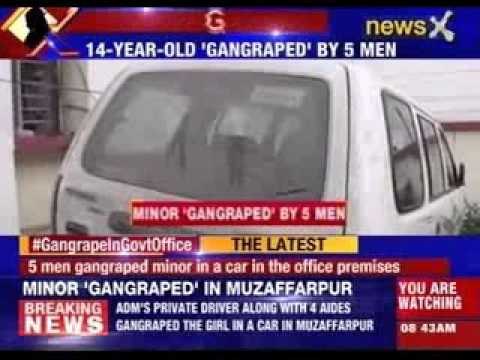 14 year-old ‘gangraped’ by five men in Muzaffarpur