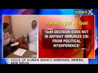 News X: BJP hits out on Group of Ministers