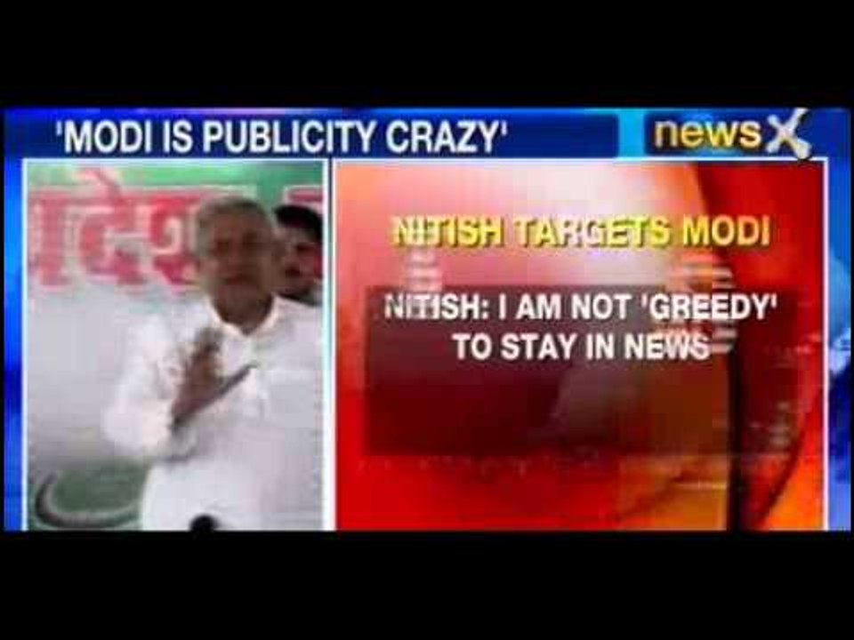 News X: Nitish targets Modi