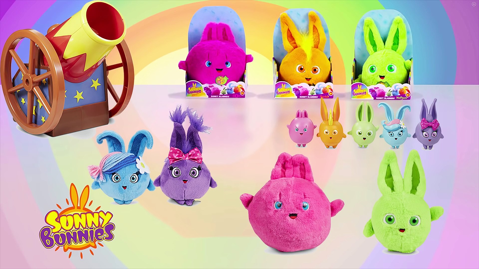 BRAND NEW - SUNNY BUNNIES Toyplay Stop Motion eps featuring Bunny Blabbers  & Cannon Playset toys - Dailymotion Video