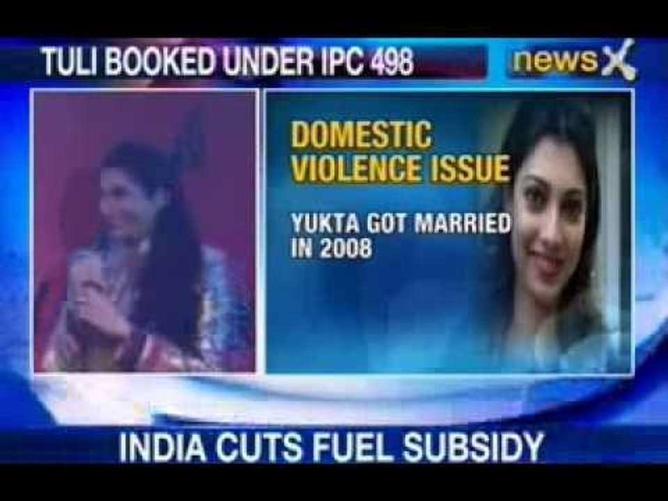NewsX: Yukta Mookhey faces domestic violence, reports complaints
