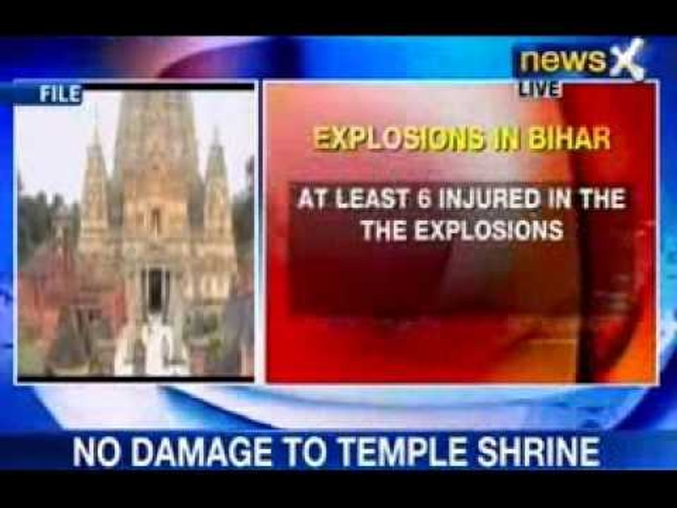 NewsX: Eight bomb blasts inside Bodhgaya Temple in Bihar