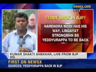 News X : Yeddyurappa to come back in BJP?