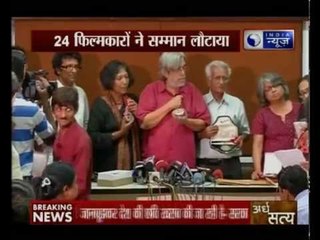 24 more film makers return their awards protesting intolerance