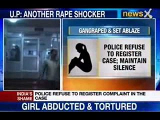 NewsX: Girl gangraped and then set on fire