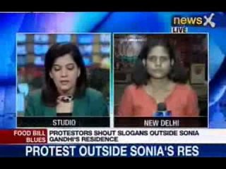 NewsX: BJP stages protest against price rise