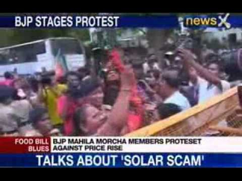 NewsX: Protest outside Sonia Gandhi's residence