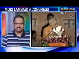 Video herunterladen: NewsX: Narendra Modi lambasts congress