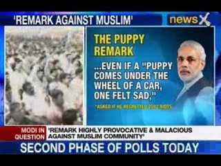 NewsX: Complaint against Narendra Modi for 'Puppy' remark