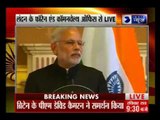PM Narendra Modi and David Cameron address Indo-UK statement