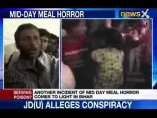 News X: Mid-day Meal- Two incidents rock Bihar