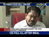 NewsX: Tamil Nadu finds Food Bill unfair
