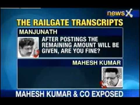 NewsX: Tapes of conversation between Pawan Bansal and Mahesh Kumar