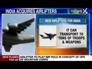 NewsX: India gets C-17 Globemaster Strategic Airlifter from US