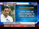 NewsX: Deependra Singh Hooda takes a dig at Modi