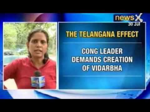NewsX: Senior Congress leader demands statehood for Vidarbha, writes letter to Sonia