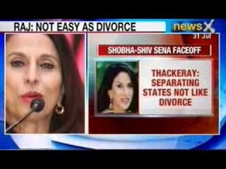 NewsX: Shobha De says cut Mumbai from Maharashtra, Raj Thackeray says not easy as divorce